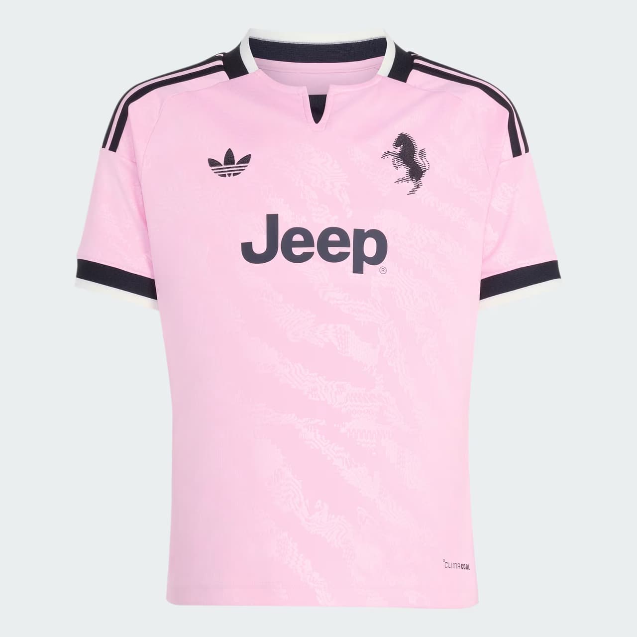 adidas Maillot Juventus Extérieur Enfant Rose Noir