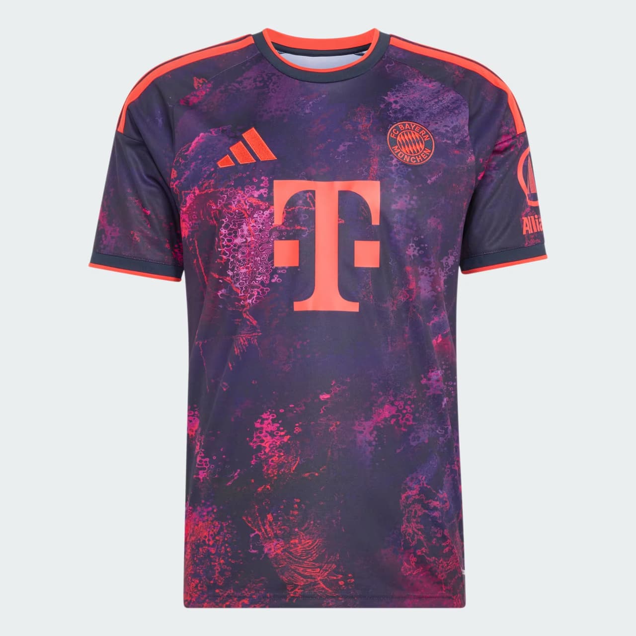 adidas Maillot Third FC Bayern Homme Violet Rose