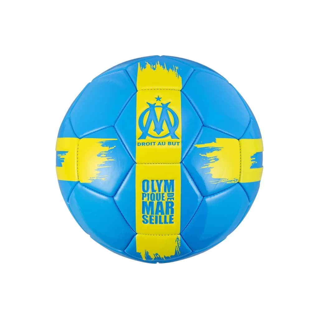 OM Ballon Logo Embossed Bleu-Jaune