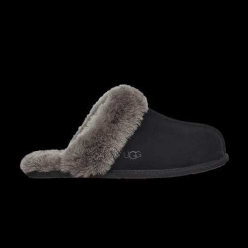 UGG Scuffette II Slipper Black Grey (Women's)