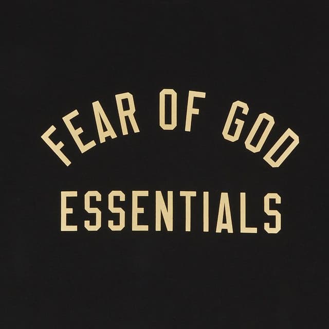 Fear of God Essentials Jersey Crewneck Tee Black 5
