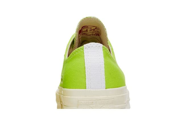 Converse Chuck Taylor All Star 70 Ox Comme des Garcons PLAY Bright Green 7