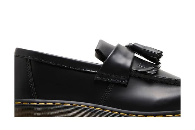 Dr. Martens Adrian Smooth Leather Tassel Loafer Black 2