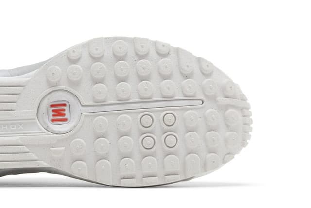 Nike Shox R4 White Metallic Silver (Women's) 5