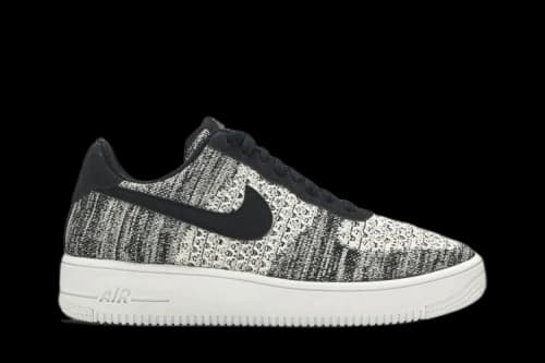 Nike Air Force 1 Flyknit 2 Black Pure Platinum