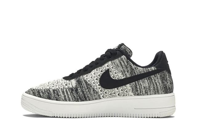 Nike Air Force 1 Flyknit 2 Black Pure Platinum 3
