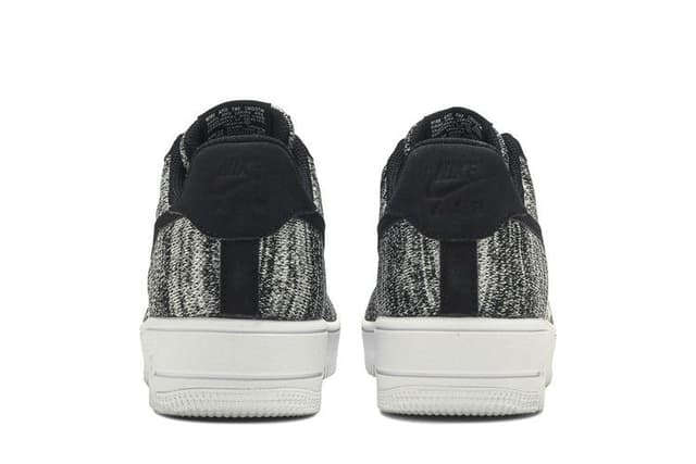 Nike Air Force 1 Flyknit 2 Black Pure Platinum 6