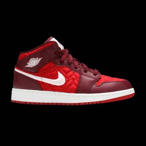 Air Jordan 1 Mid SE Red Quilt (GS)