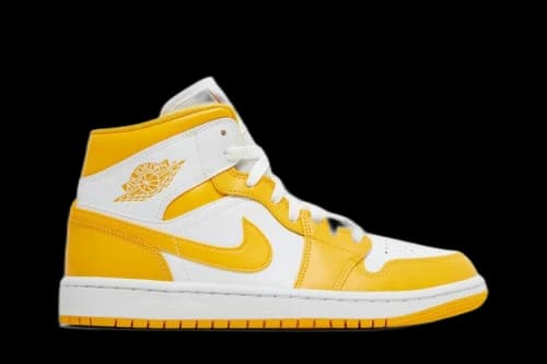 Jordan 1 Mid White University Gold (Women's)