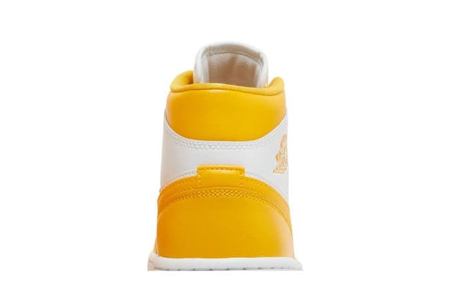 Jordan 1 Mid White University Gold (Women's) 7