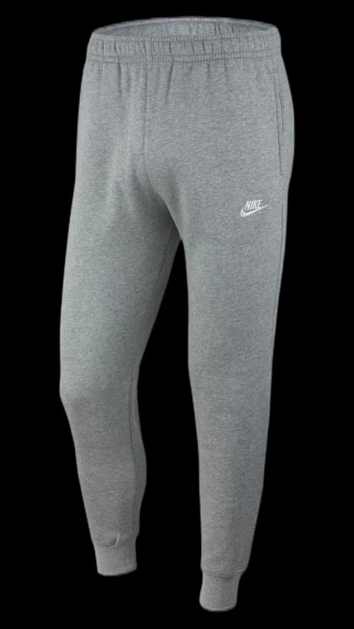 Nike Sportswear Club Fleece Joggers Dark Grey Heather/Matte Silver/White 1