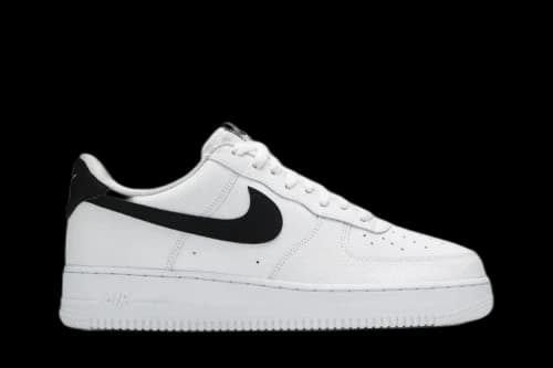 Nike Air Force 1 Low '07 White Black Pebbled Leather