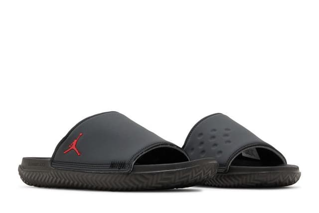 Jordan Play Slide Anthracite University Red 8