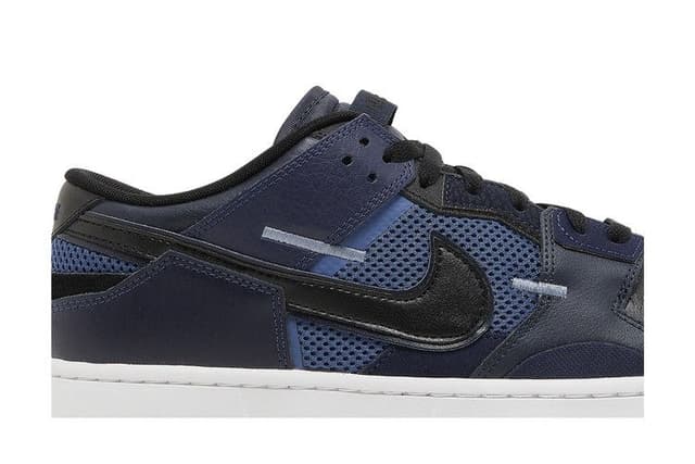 Nike Dunk Low Scrap Black Navy 2