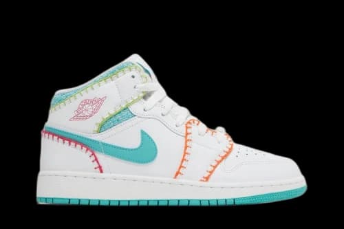 Jordan 1 Mid Multi Knit (GS) 1