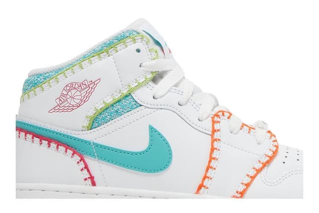 Jordan 1 Mid Multi Knit (GS) 2
