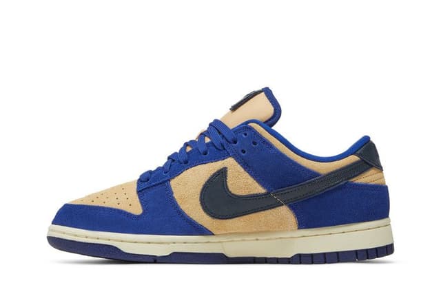 Nike Dunk Low LX Blue Suede (Women's) 3