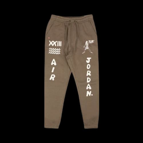 Jordan Artist Series By Umar Rashid Flight Fleece Sweatpants Brown