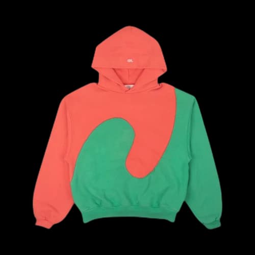 Comme des Garçons x ERL & Swirl Fleece Hoodie 'Multicolor' 1