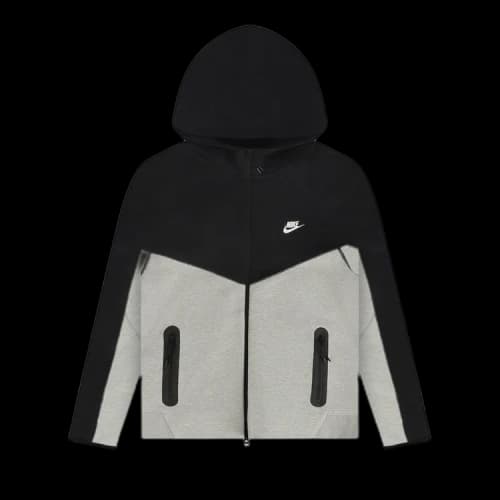 Nike Sportswear Tech Fleece Windrunner Full-Zip Hoodie Dark Grey Heather/Black/White 1