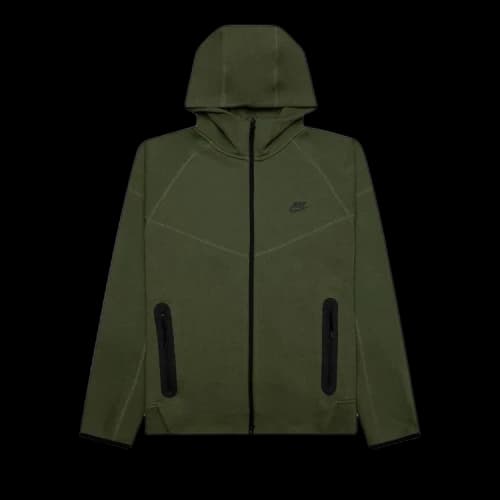 Nike Sportswear Tech Fleece Windrunner Full-Zip Hoodie Medium Olive/Black 1