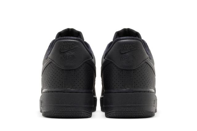 Nike Air Force 1 Low SP Triple Black Perforated 6