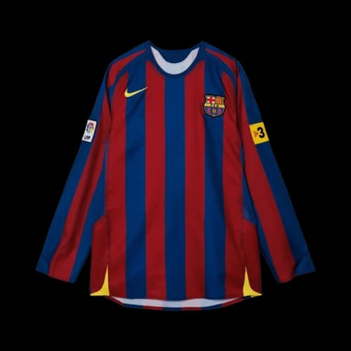 Nike FC Barcelona 2005 Reissue Replica L/S Jersey Gym Blue/Desert Maroon/Tour Yellow 1
