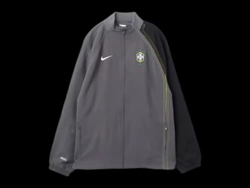 Nike Total 90 Brazil Reissue Replica Soccer Track Jacket Dark Grey/Black