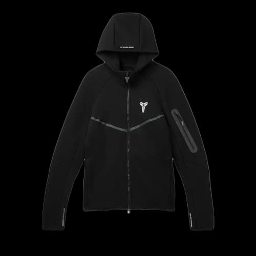 Nike Kobe Bryant Tech Fleece Windrunner Full Zip Jacket Black/White