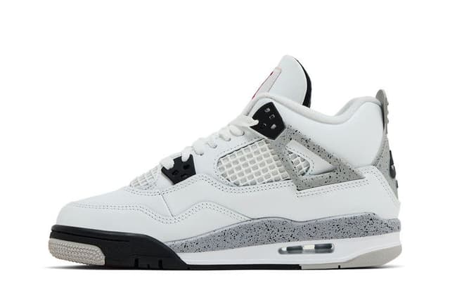 Jordan 4 Retro White Cement (2025) (GS) 5