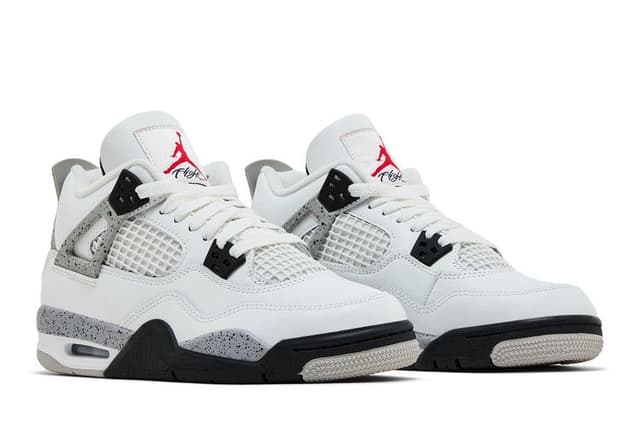 Jordan 4 Retro White Cement (2025) (GS) 10
