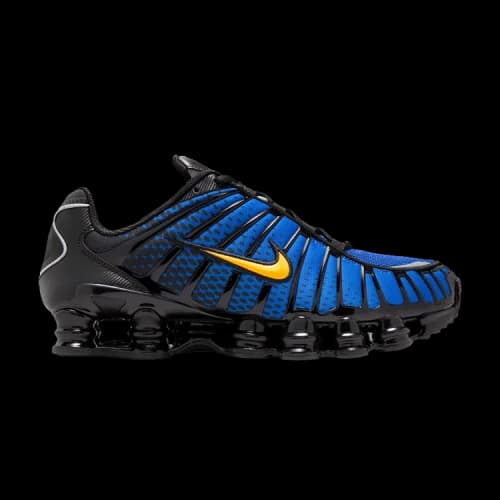 Nike Shox TL Black Lyon Blue Varsity Maize