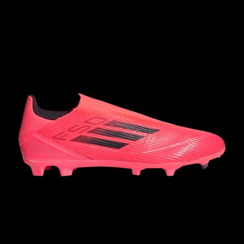 adidas F50 League Laceless Firm/Multi-Ground Turbo Aurora Black Platinum Metallic 1