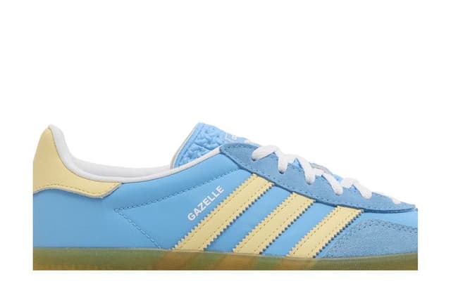 adidas Gazelle Indoor Semi Blue Burst Almost Yellow (Women's) 2