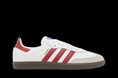 adidas Samba OG White Better Scarlet 1