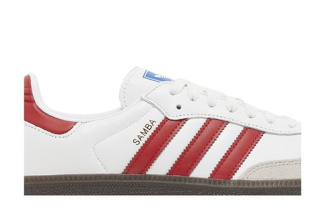 adidas Samba OG White Better Scarlet 2