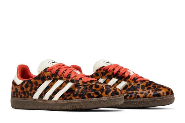 adidas Samba OG Preloved Red Leopard (Women's) 8
