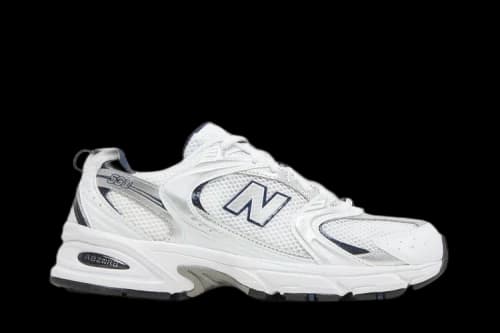 New Balance 530 White Silver Navy