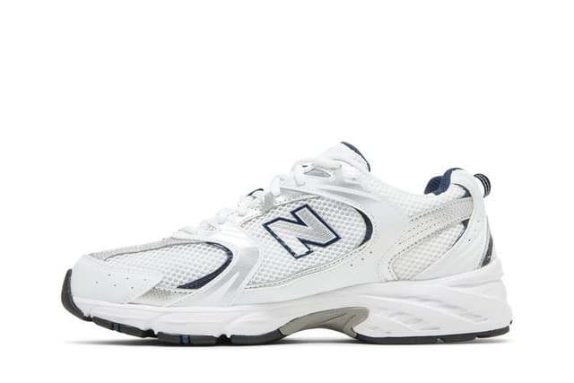 New Balance 530 White Silver Navy 3
