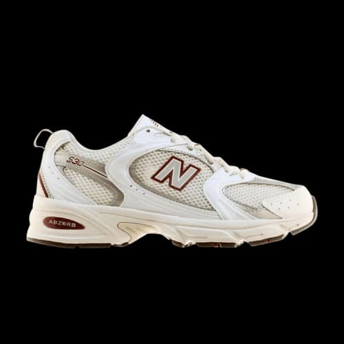 New Balance 530 Sea Salt Mercury Red 1