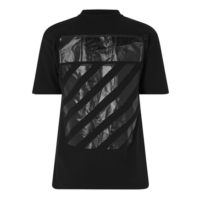 Off-White Diag Black Tee  1