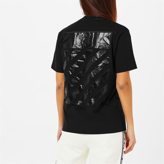Off-White Diag Black Tee  3