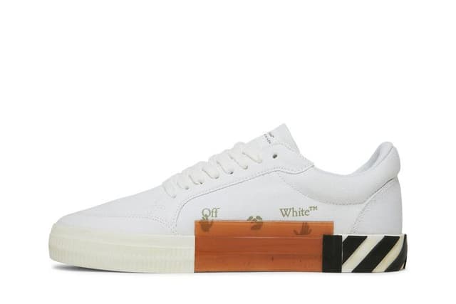 Off-White Vulc Sneaker 'White Navy Blue' 2021 3