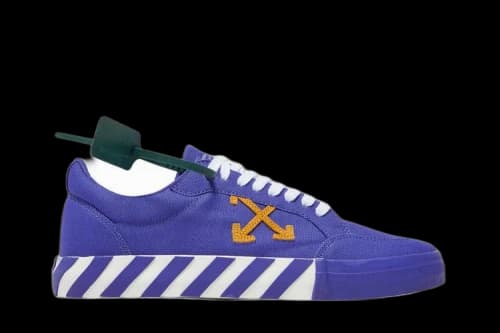 OFF-WHITE Vulc Low Violet Yellow Canvas
