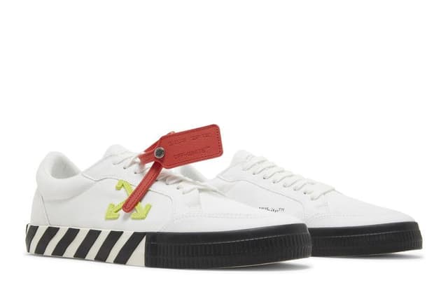 Off-White Vulc Sneaker 'White Yellow' 8