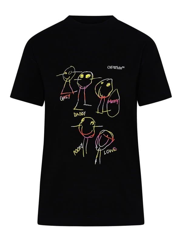 Off-White Kids Arrows Black Tee  1