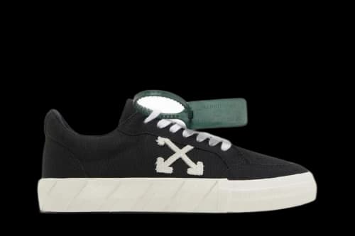 OFF-WHITE Vulc Low Canvas Black White Sole (Women's)