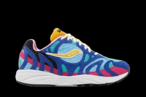 Saucony Grid Azura 2000 Corduroy Patchwork Multi-Color