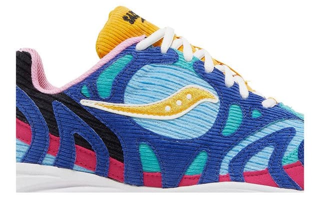 Saucony Grid Azura 2000 Corduroy Patchwork Multi-Color 2