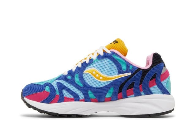 Saucony Grid Azura 2000 Corduroy Patchwork Multi-Color 3